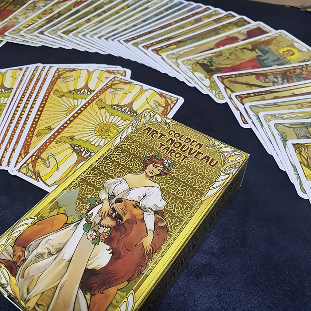 Bài Tarot Golden Art Noveau Tarot  Đá Thanh Tẩy
