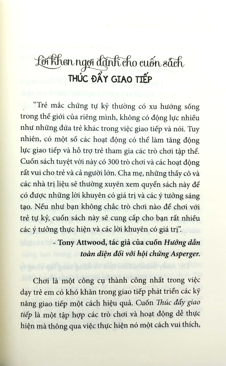 Thúc Đẩy Giao Tiếp - 300 Trò Chơi Và Các Hoạt Động Cho Trẻ Tự Kỷ (PNU)