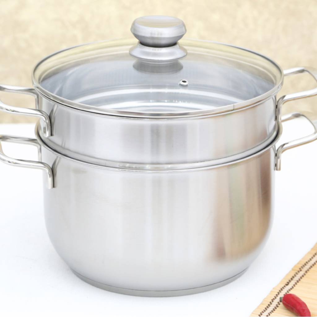 Bộ 5 nồi inox nắp kính Fivestar FS08CG1 - Hàng chính hãng