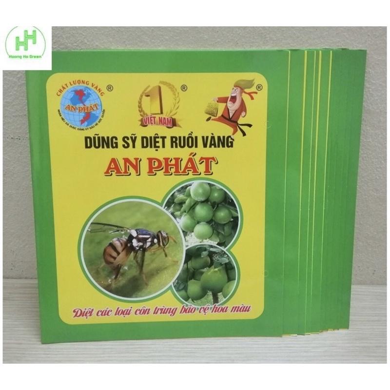 20 Tấm Keo Dính Ruồi Vàng An Phát - Bảo Vệ Hoa Màu