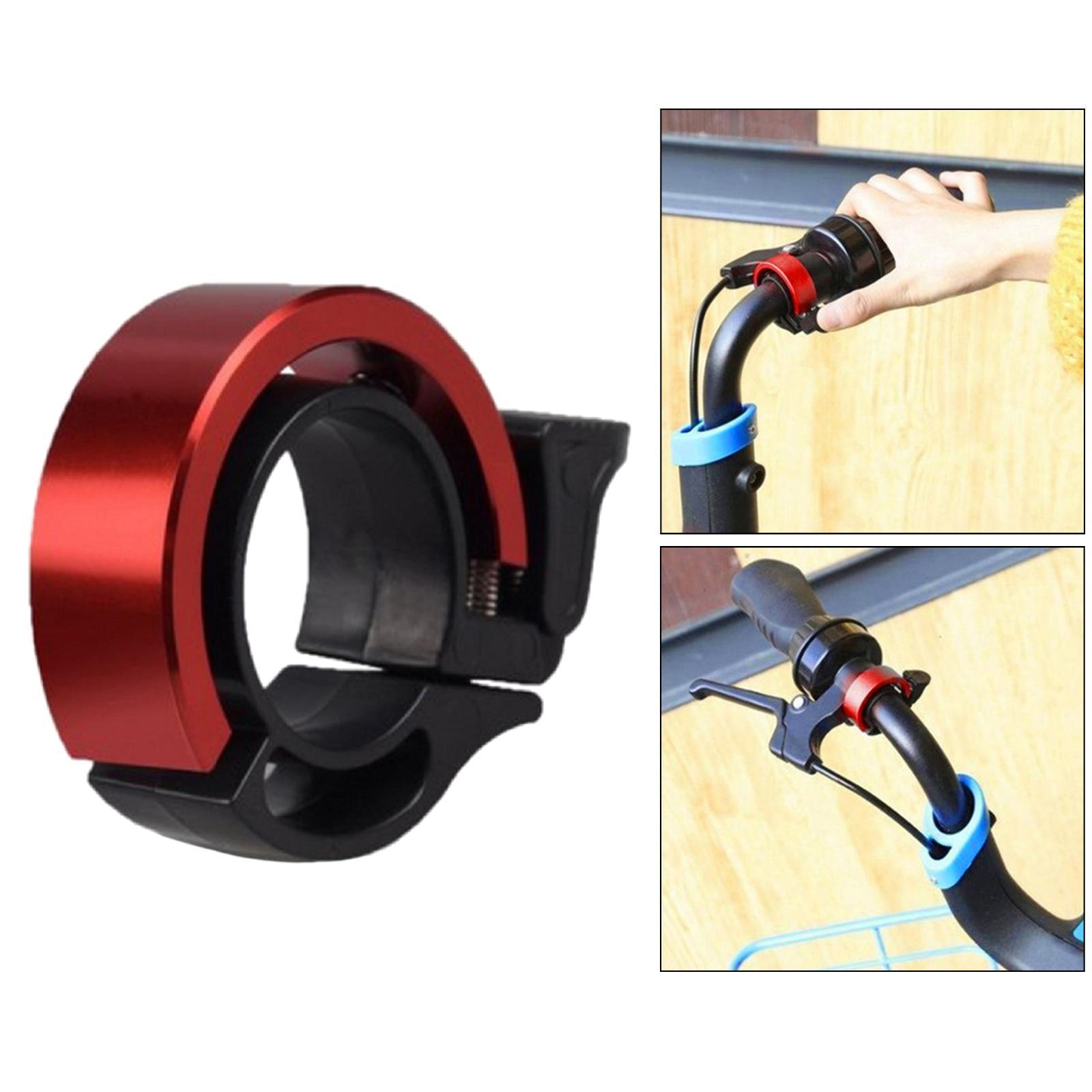 2x90db Rings Bell Bike Handlebar Invisible Hooter Red