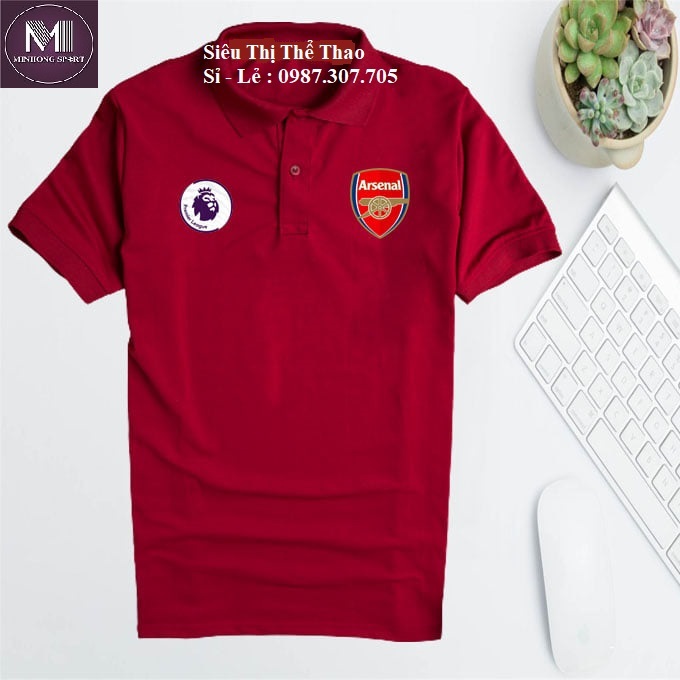 Áo Thun Thể Thao 4 chiều –in Logo Arsenal