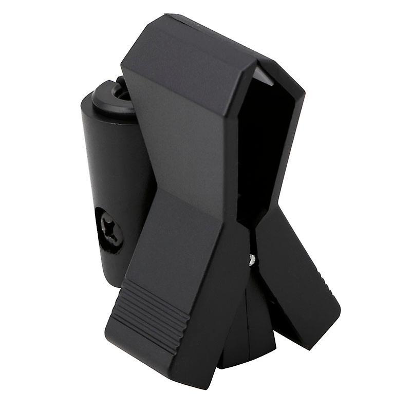 Linh hoạt Micro Mic Stand Phụ kiện Clip Clip Nhựa Holder Gắn màu đen