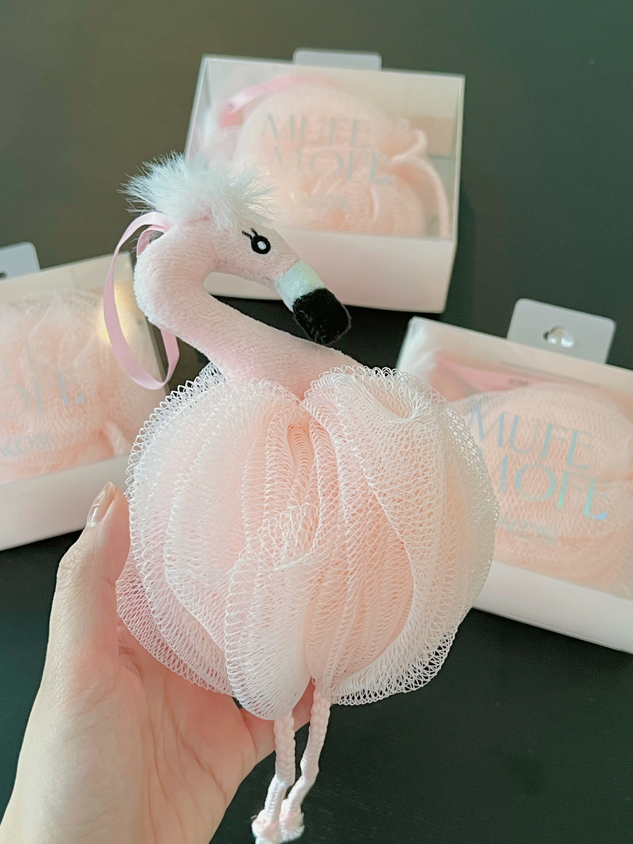 Bông Tắm Hồng Hạc VACOSI BATH SPONGE, FLAMINGO - BP62