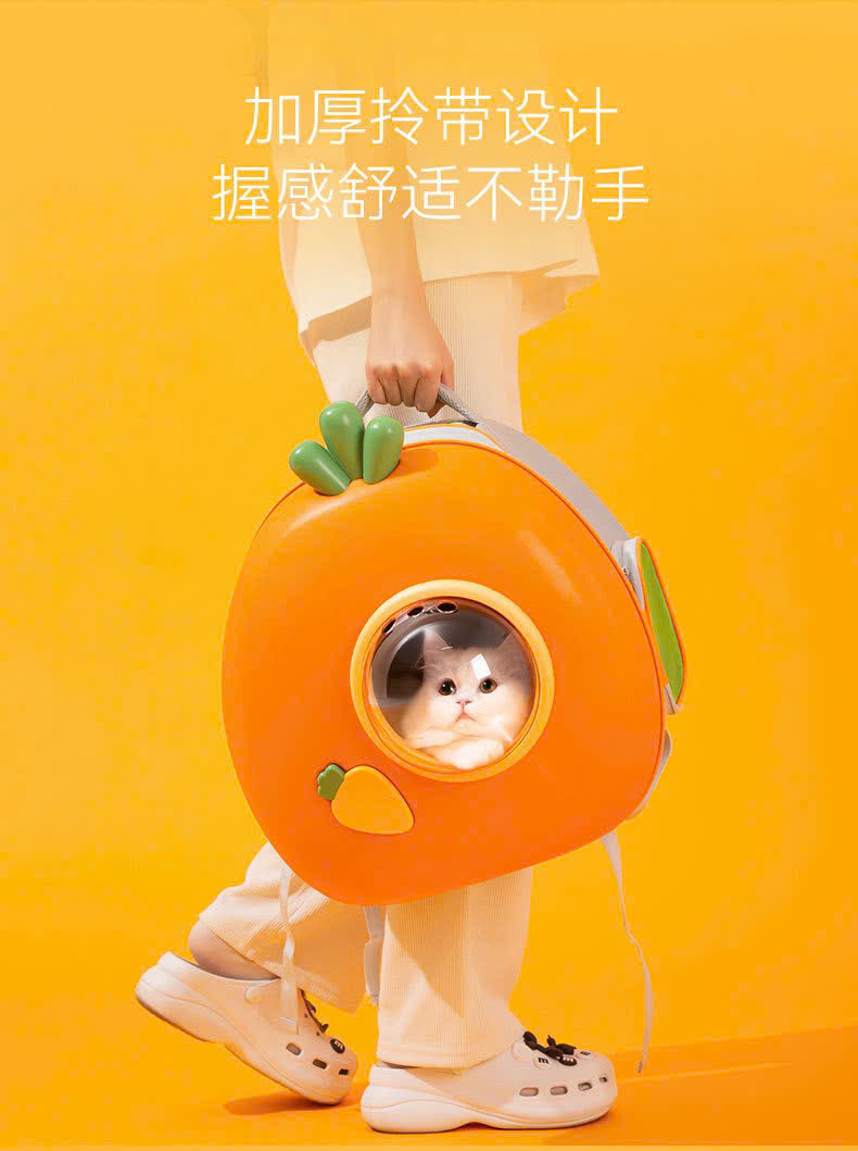 BA LÔ CÀ RỐT DỄ THƯƠNG DÀNH CHO THÚ CƯNG CHÓ MÈO