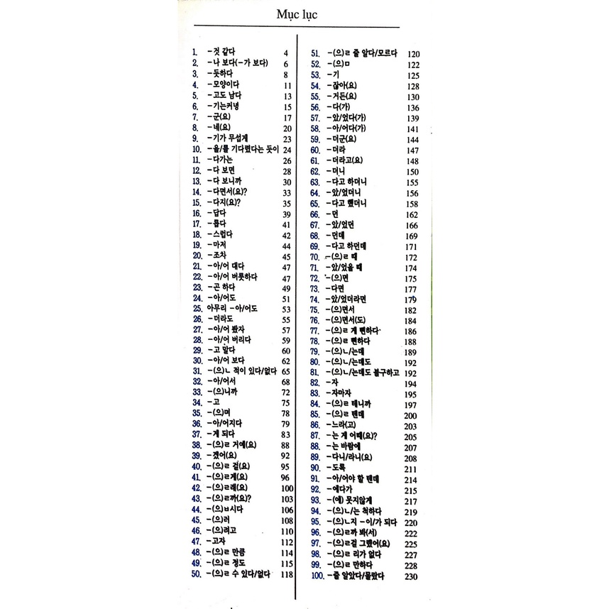 100 Mẫu Câu Ngữ Pháp Tiếng Hàn- Dành Cho Những Người Dạy Và Học Tiếng Hàn