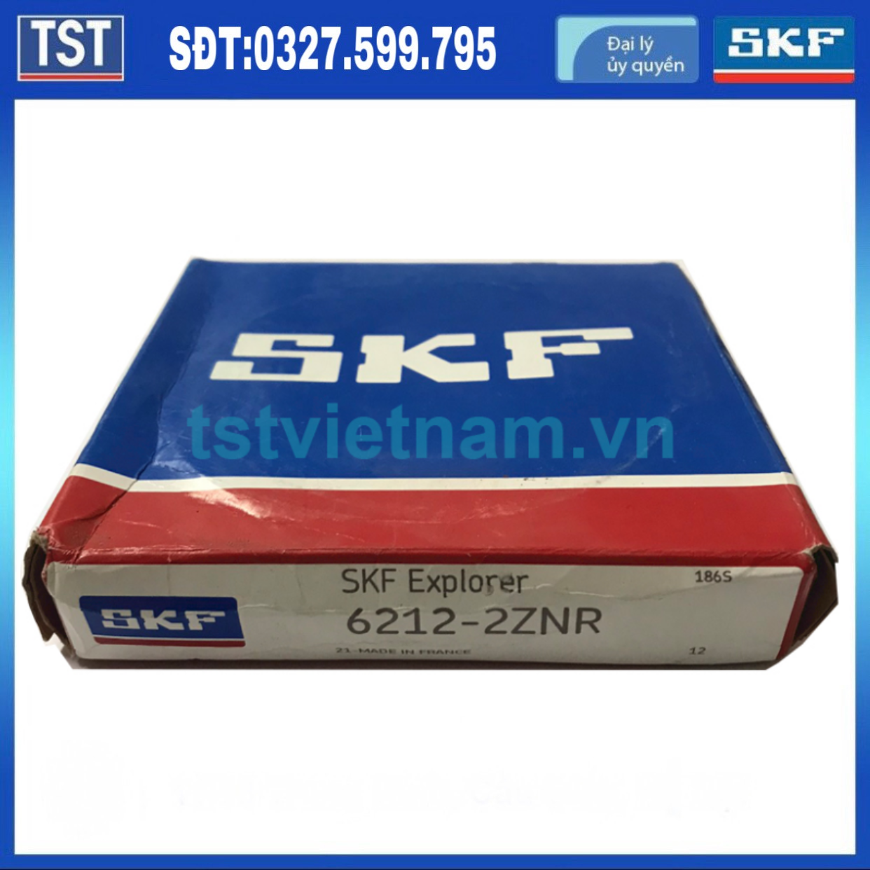 Vòng bi bạc đạn SKF 6212-2ZNR