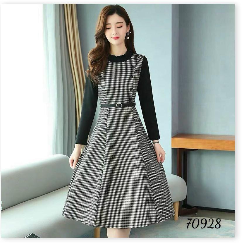 ĐẦM XÒE VOAN LỤA NỮ HỌA TIẾT CỰC ĐẸP