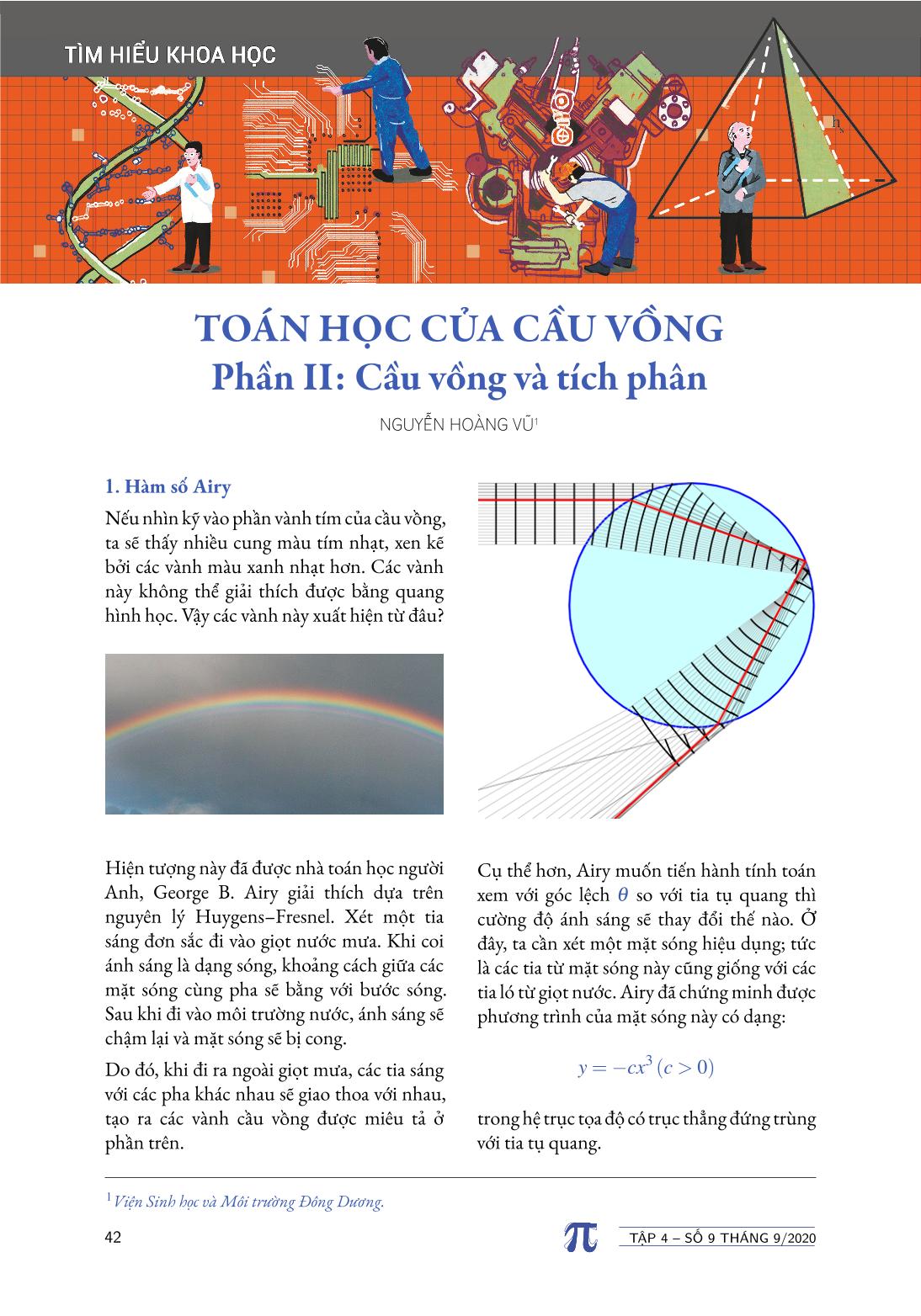 Tạp chí Pi- Hội Toán học Việt Nam số 9/ tháng 9 năm 2020