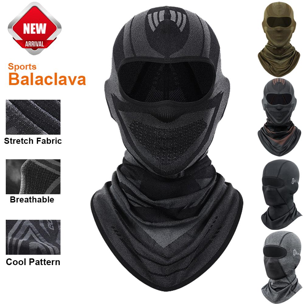 Thể thao Mũ xe đạp nhiệt xe máy ấm áp mặt nạ balaclava trượt tuyết chống trượt tuyết chạy bộ mũ đội mũ đội mũ trùm đầu Color: Middle Gray