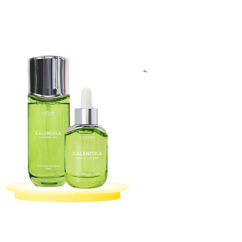 Bộ đôi sản phẩm Sữa rửa mặt và Serum Lagumi an toàn & lành tính cho mẹ bầu và sau sinh