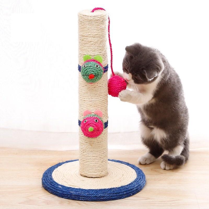 Trụ Cào Móng Bàn Cào Móng Cho Mèo Cattree Có Bóng Treo