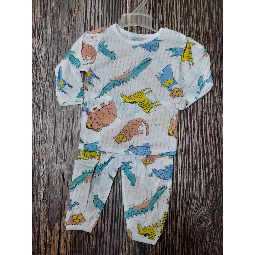 Bộ Cotton Giấy Dài Tay