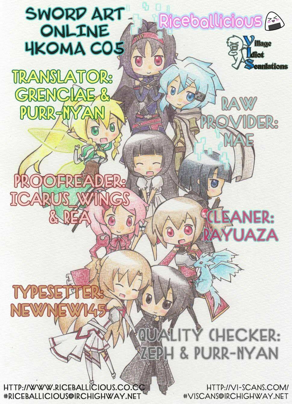 swort art online - 4koma chapter 5 12