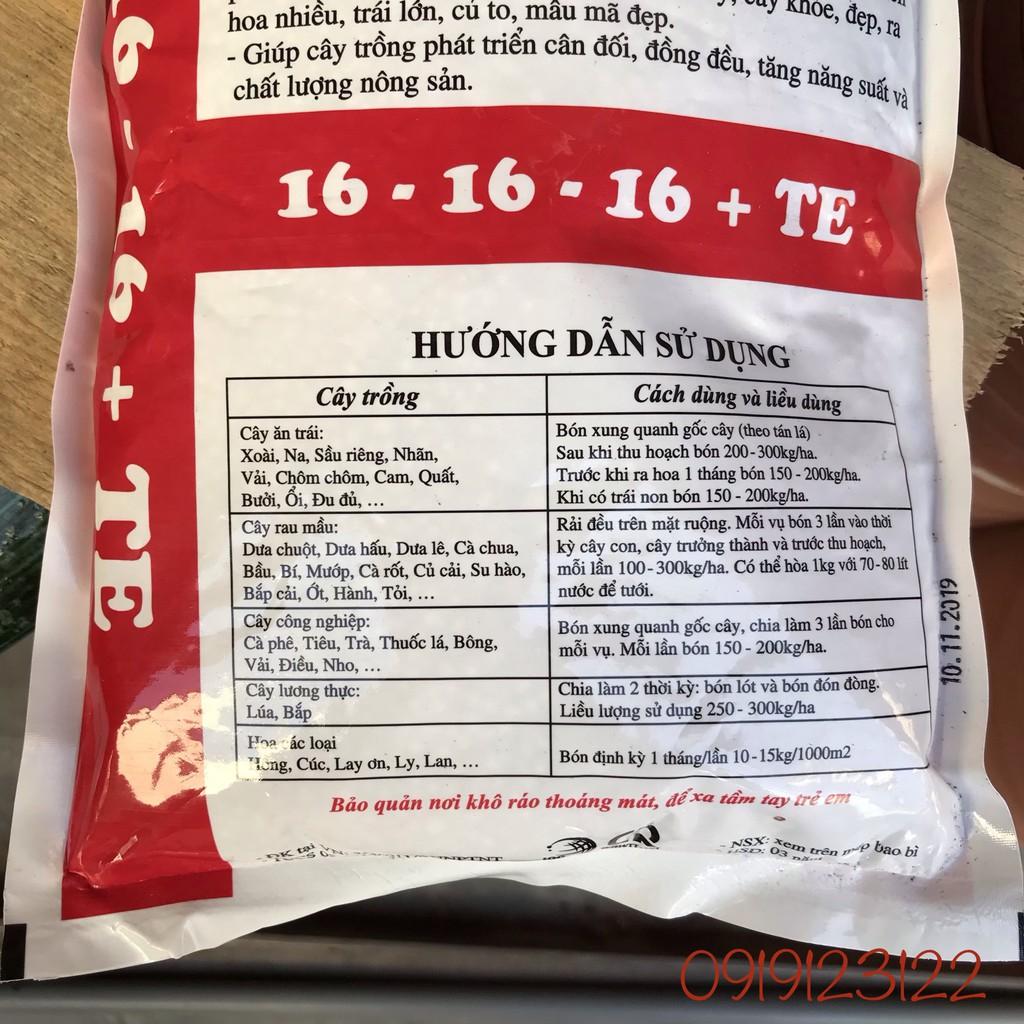Phân bón Premium 16 -16 -16 túi 1kg
