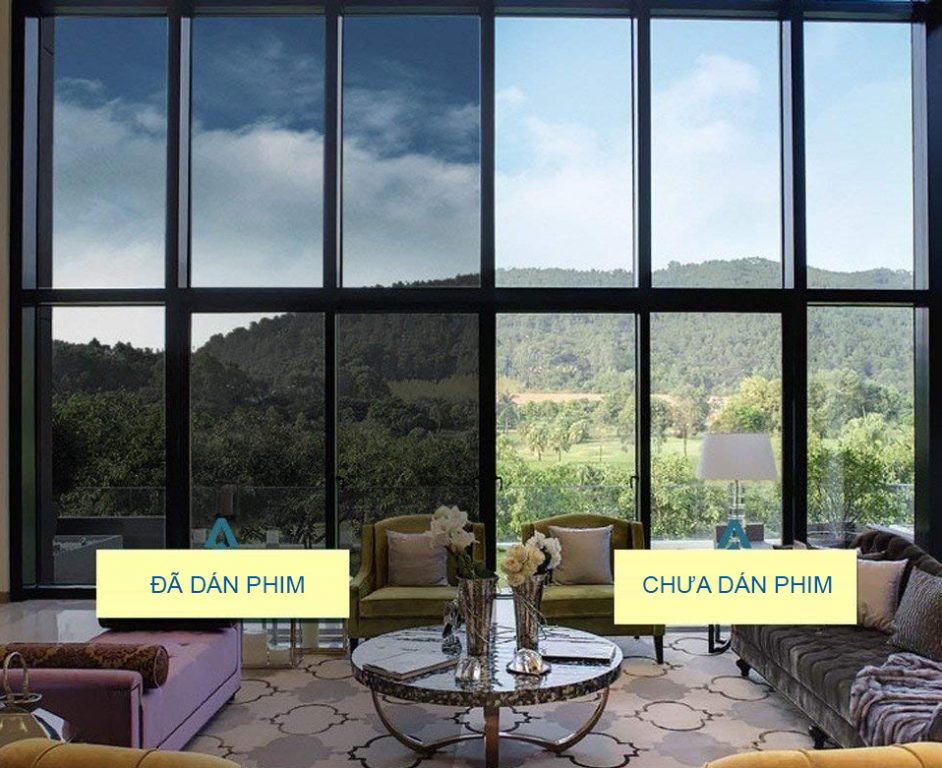 Phim cách nhiệt, cản cực tím , Hồng ngoai : Anygard ACB 0550 - màu đen đậm. Công nghệ phủ Carbon mật độ cao, độ bền lên đến hàng chục năm.