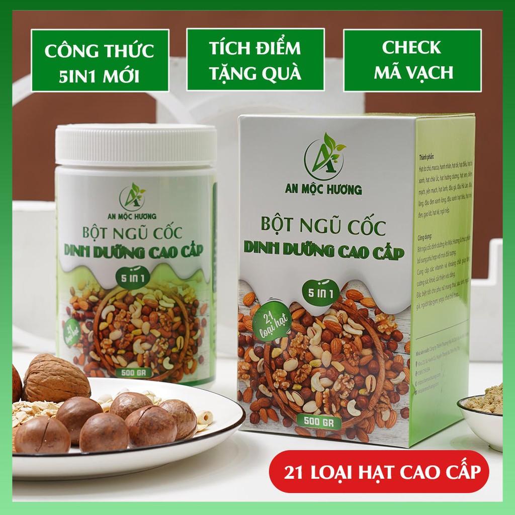 BỘT NGŨ CỐC DINH DƯỠNG 5IN1 AN MỘC HƯƠNG (1KG) | CÔNG THỨC MỚI, KHÔNG ĐẬU NÀNH