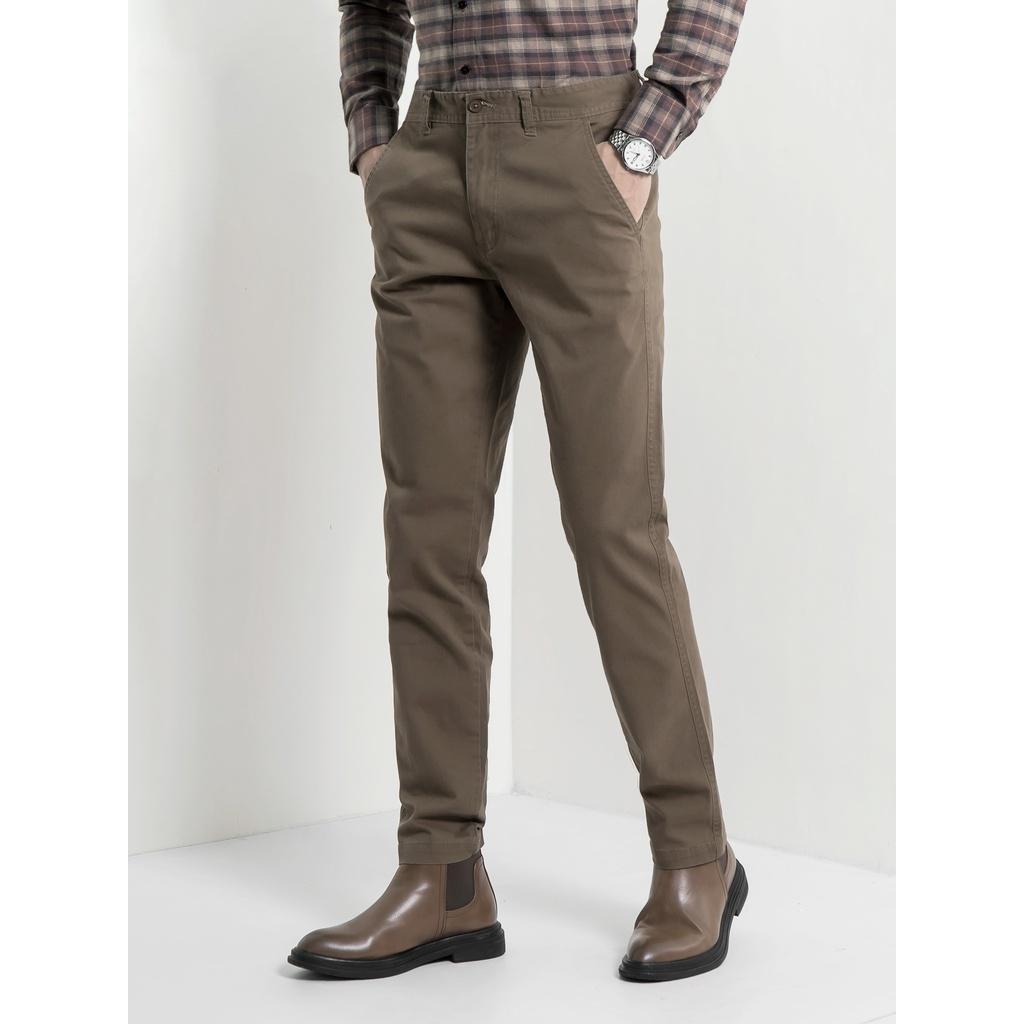 Quần Khaki Nam Túi Chéo Vải Chinos Chất Liệu Dày Dặn, Co Giãn Cực Mạnh, Giữ Form Tuyệt Đối - POLIDO Mall