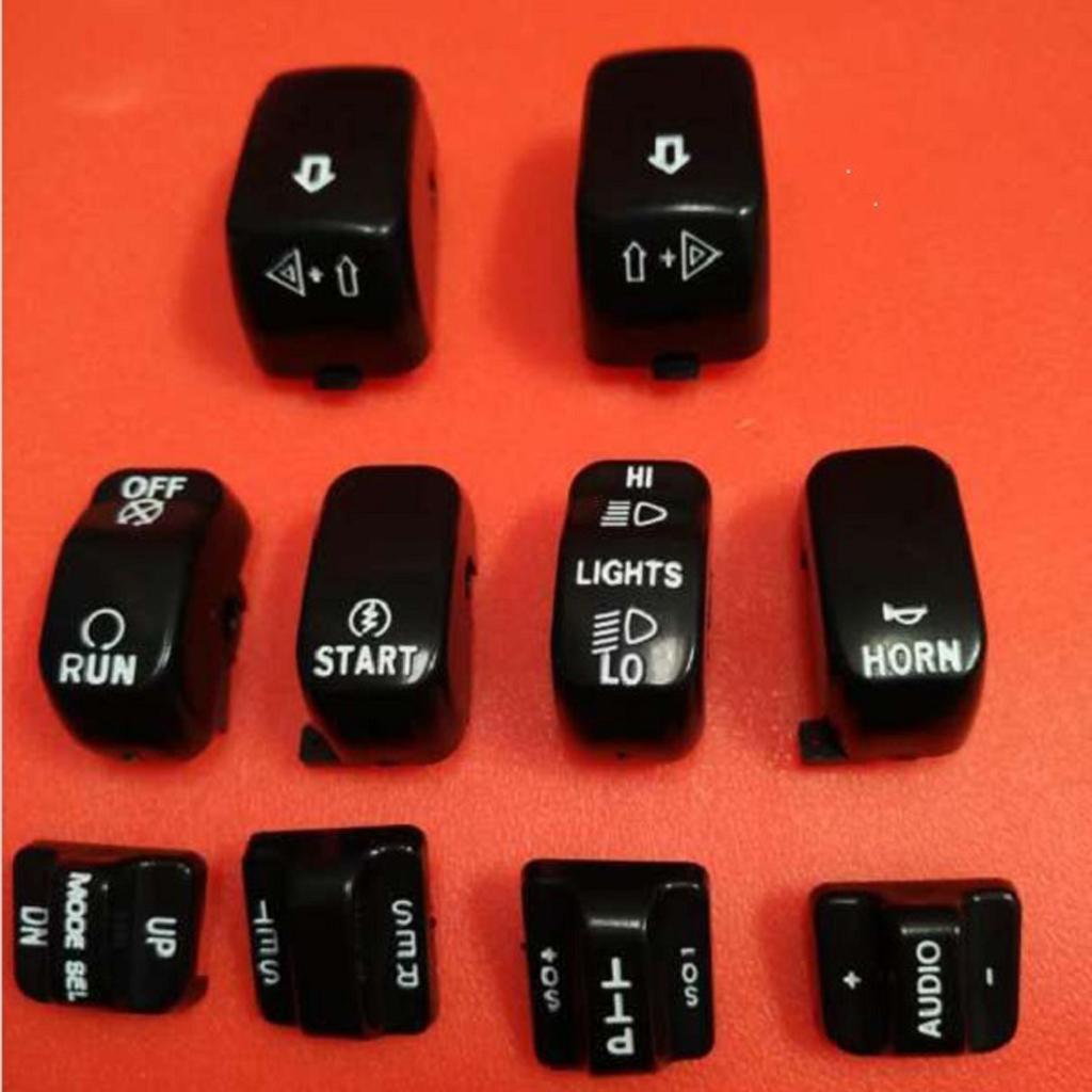 10x Hand Control Switch Housing   Buttons For  FLHT FLHTC FLHX FLTRX