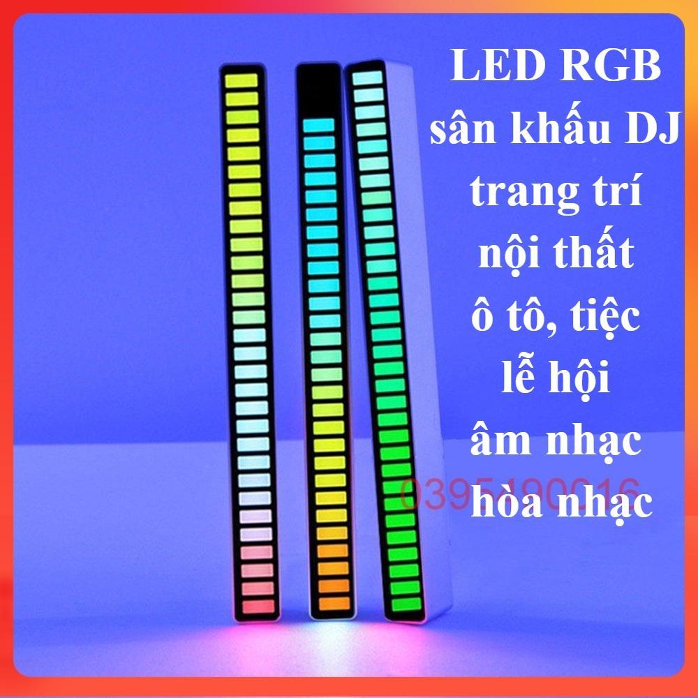 Thanh Đèn Led RGB Nháy Theo Nhạc 16 Triệu Màu, Cảm Ứng Âm Thanh Thông Minh, LED sân khấu DJ