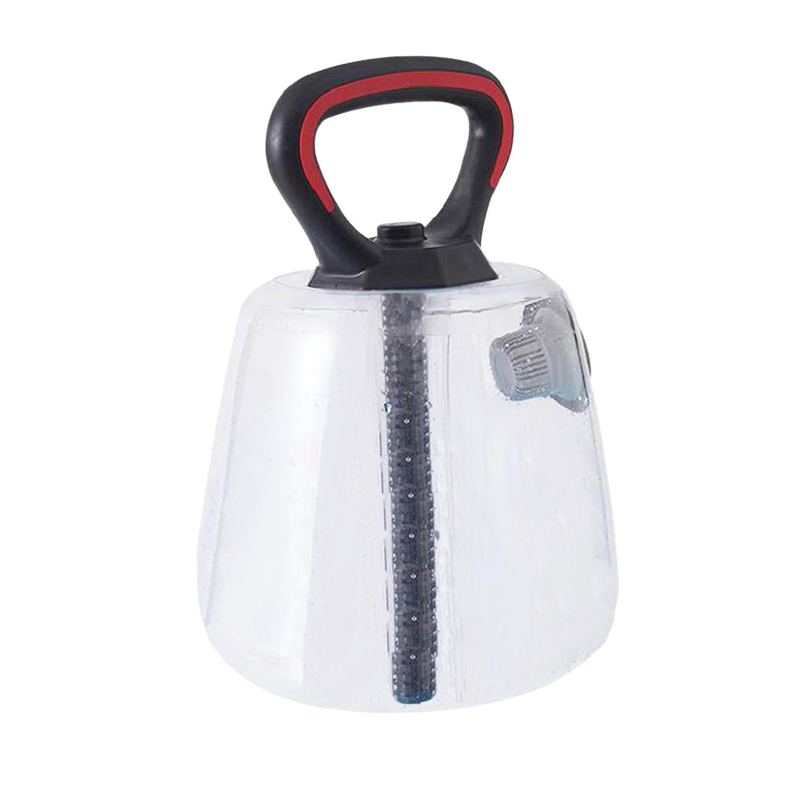 Water Filled Kettlebell, Weight Lifting Adjustable, Core Training Water Bottle Kettle, Bells Exercise for Full body Men Workout Household