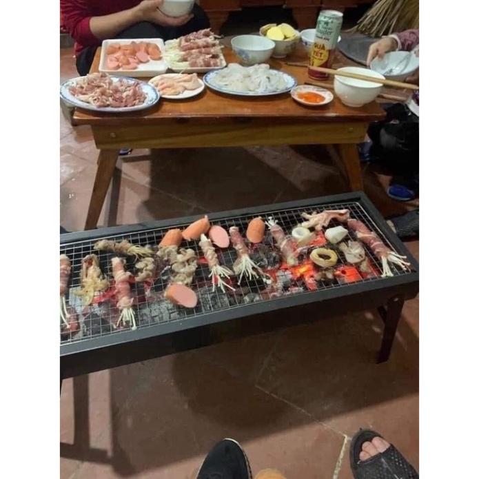 Bếp nướng than hoa BBQ ngoài trời 2 LOẠI NGẮN-DÀI