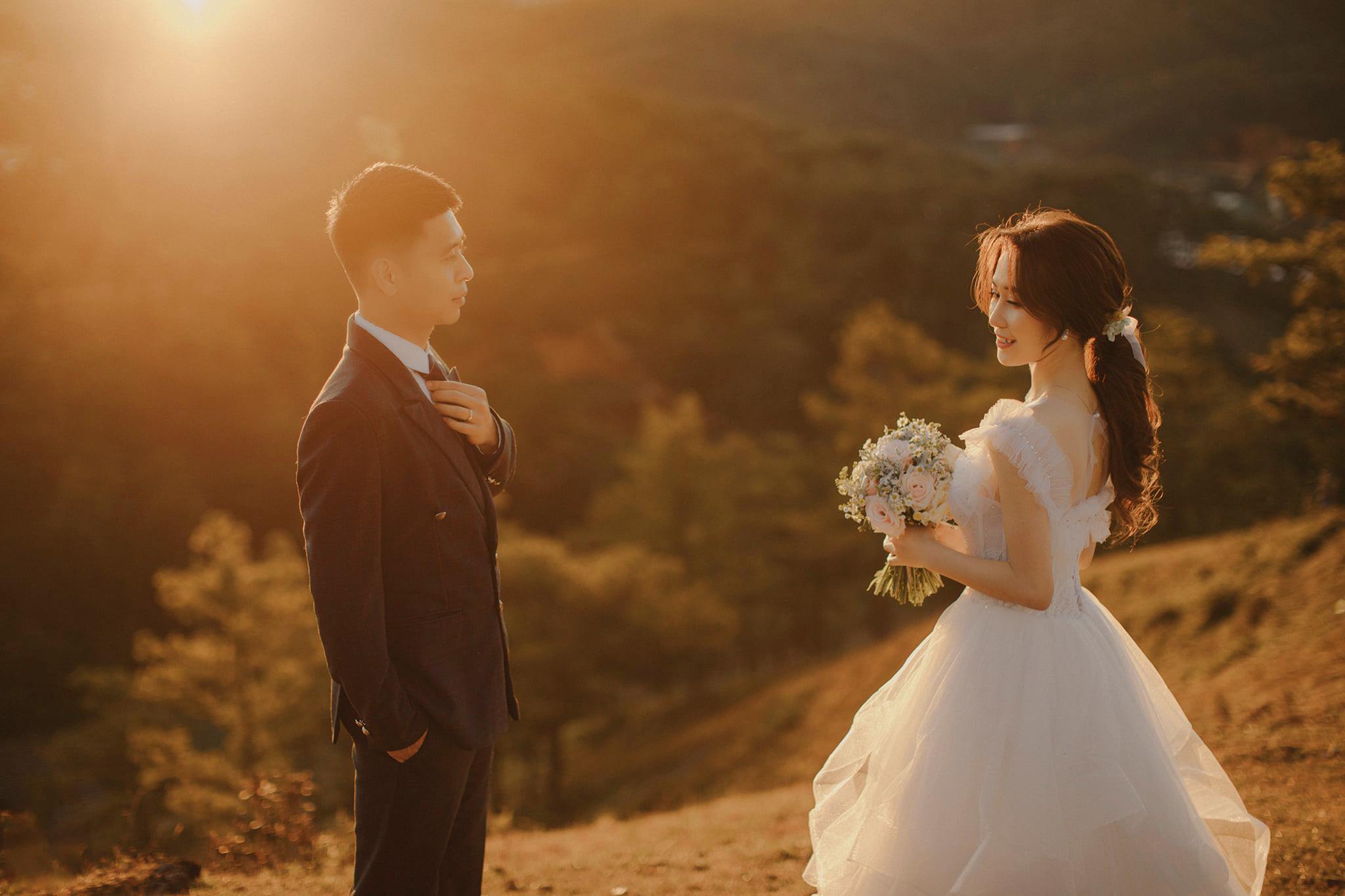 Chụp ảnh cưới tại Hồng Linh Studio-Voucher gói chụp ảnh cưới tại Đà Lạt (BLUE OPAL)