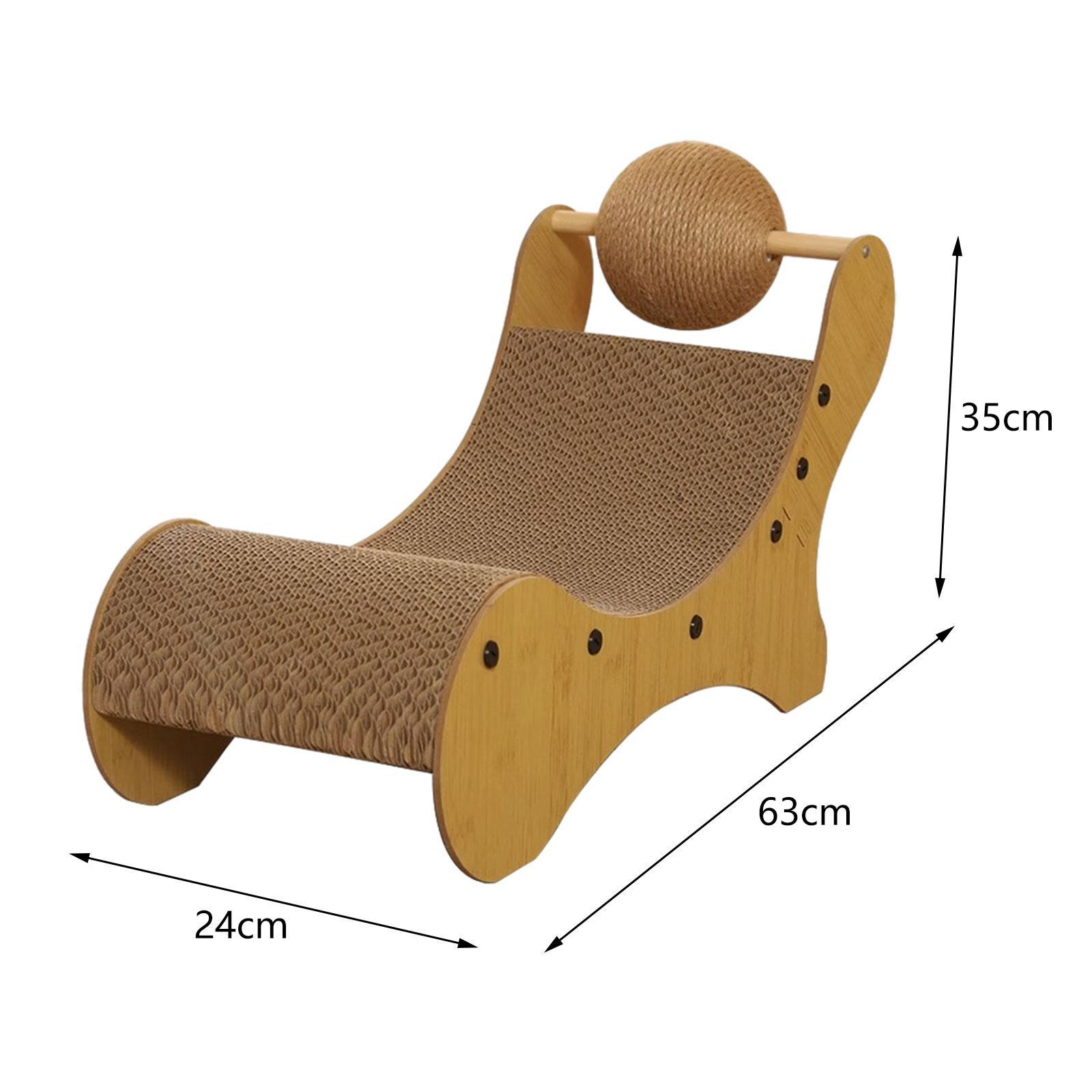 Cat Scratching with Sisal Cat Scratching Ball for Kitty Cardboard Lounge Bed
