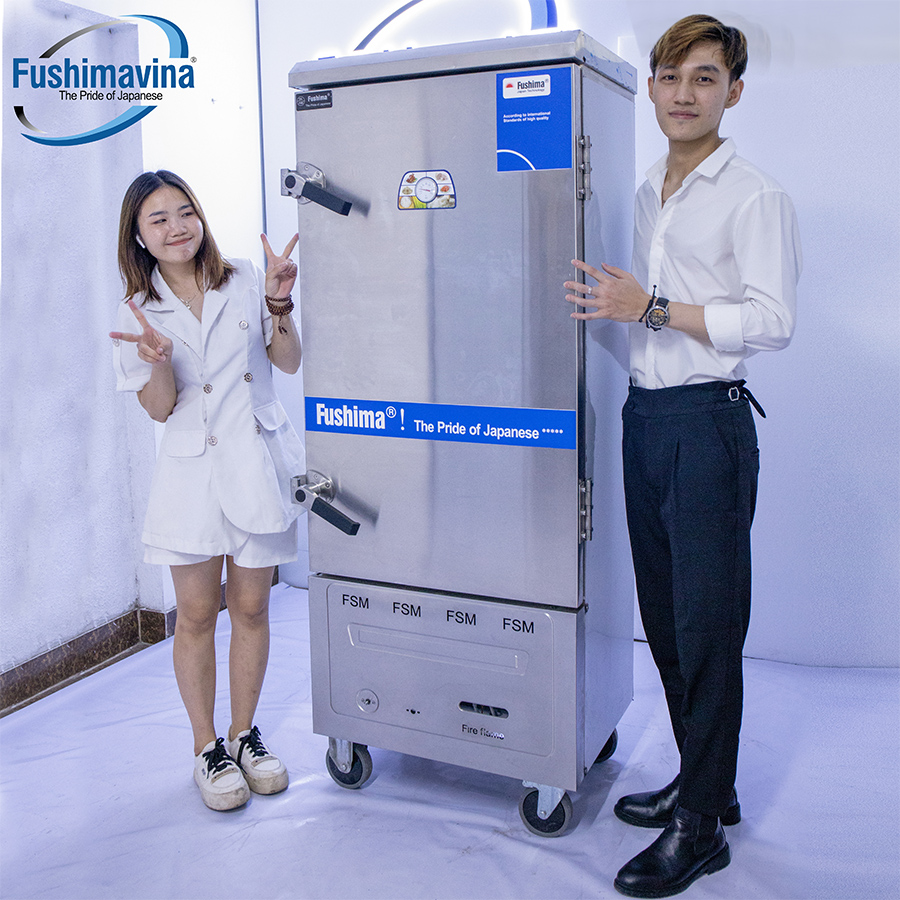 [CỬA HÀNG CHÍNH HÃNG] Tủ nấu cơm dùng gas 12 khay