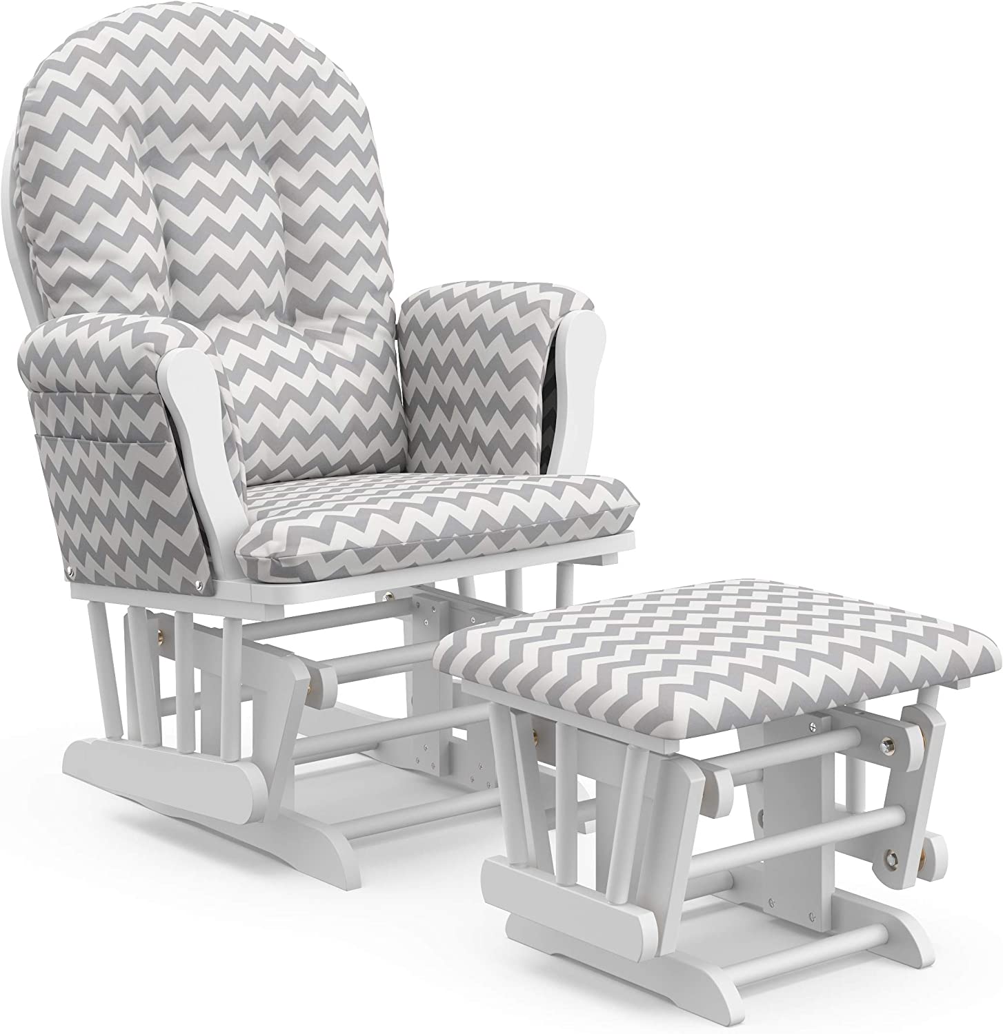 Ghế lắc thư giãn GLIDER CHAIR - Sọc/Trắng C-CGL1WGL