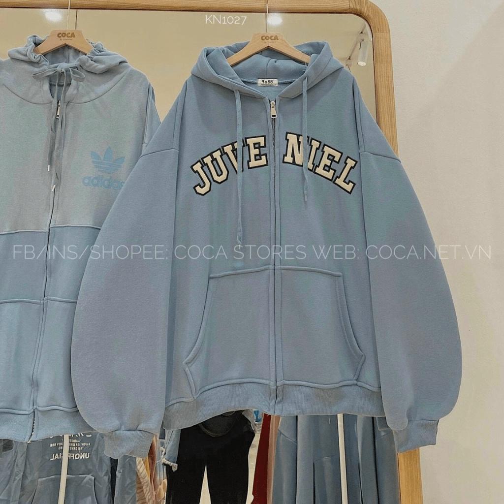 FREE SHIP ÁO KHOÁC HOODIE JUVE NIEL CÓ DÂY KÉO THỜI TRÀNG SÀNH ĐIỆU SIÊU CUTE DỄ THƯƠNG VALENTINA SHOP