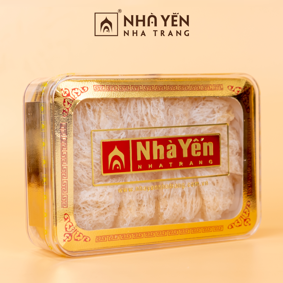 Đặc Sản Khánh Hòa - Tổ Yến Trắng Tinh Chế - Hộp 100 Gram - Loại Chất Lượng 4.4 - Tổ Yến Sào Tinh Chế - Nhà Yến Nha Trang - Thương Hiệu Uy Tín