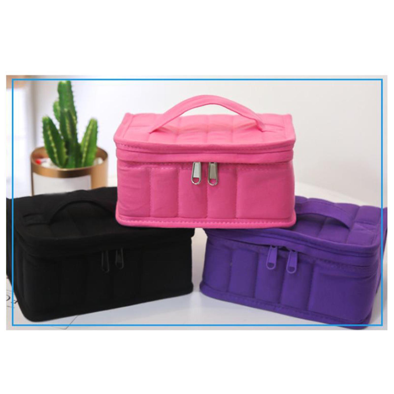 2-3pack Essential Oil Storage Case Nailpolish Bag Suitcase 16 Bottles Home