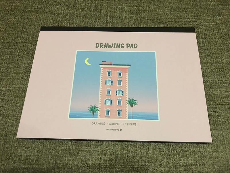 Detachable Drawing Pad 2 (257*182Mm) - Morning Glory -81209 - Hồng Nhạt