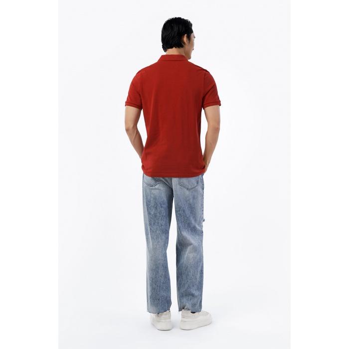 ÁO POLO NAM TAY NGẮN THÊU HỌA TIẾT FORM FITTED - 10F22POL025 | LASTORE MENSWEAR