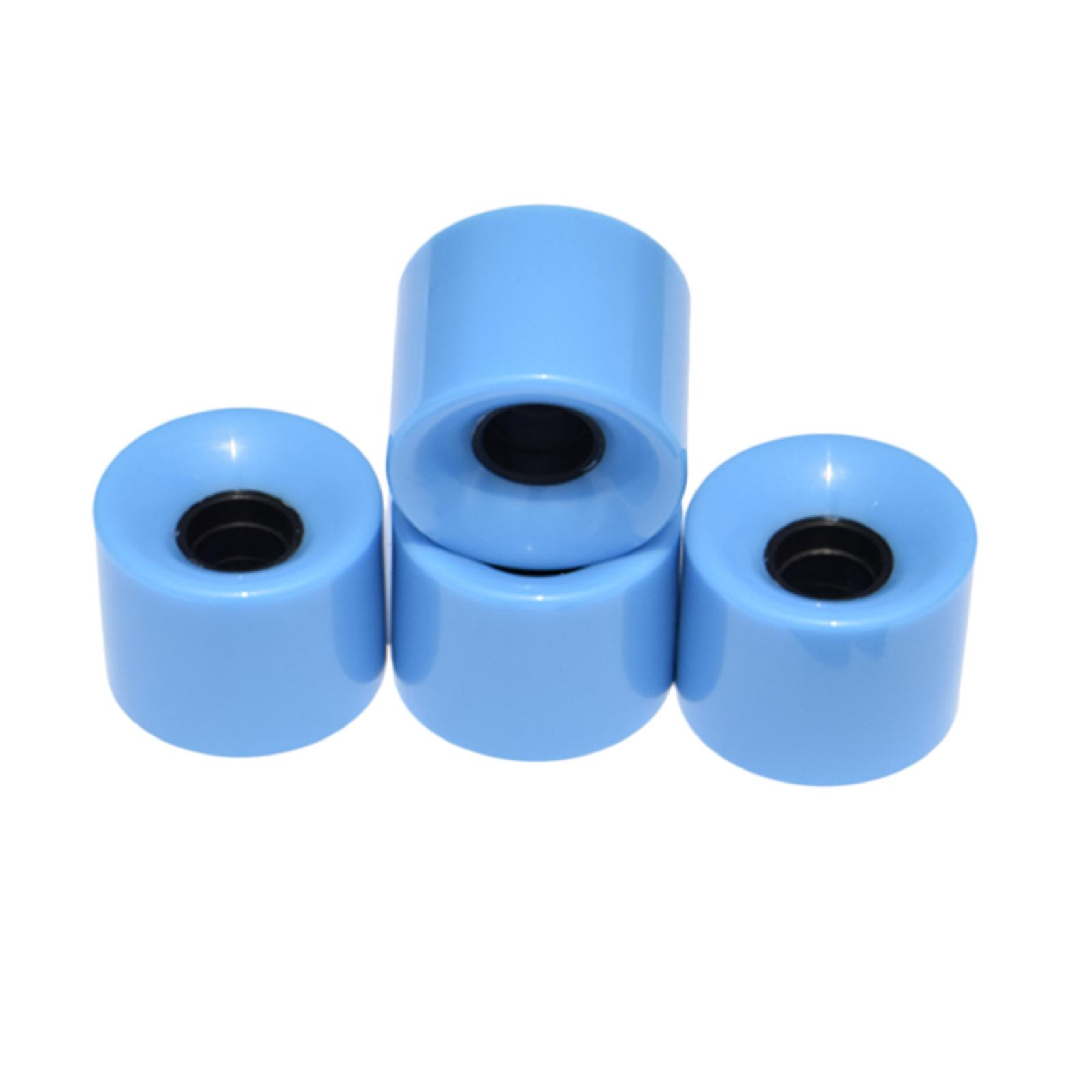 4x 78A Skateboard Wheels Replacement 60X45mm Longboard Roller Parts