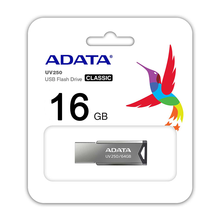 USB ADATA UV250 16GB Vỏ kim loại cao cấp - Hàng chính hãng