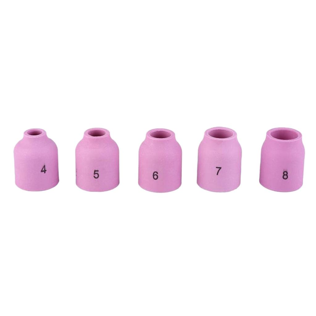 5pcs 53N TIG Alumina Nozzle Shield Cup for WP-9/20/22/24/25 Accessories