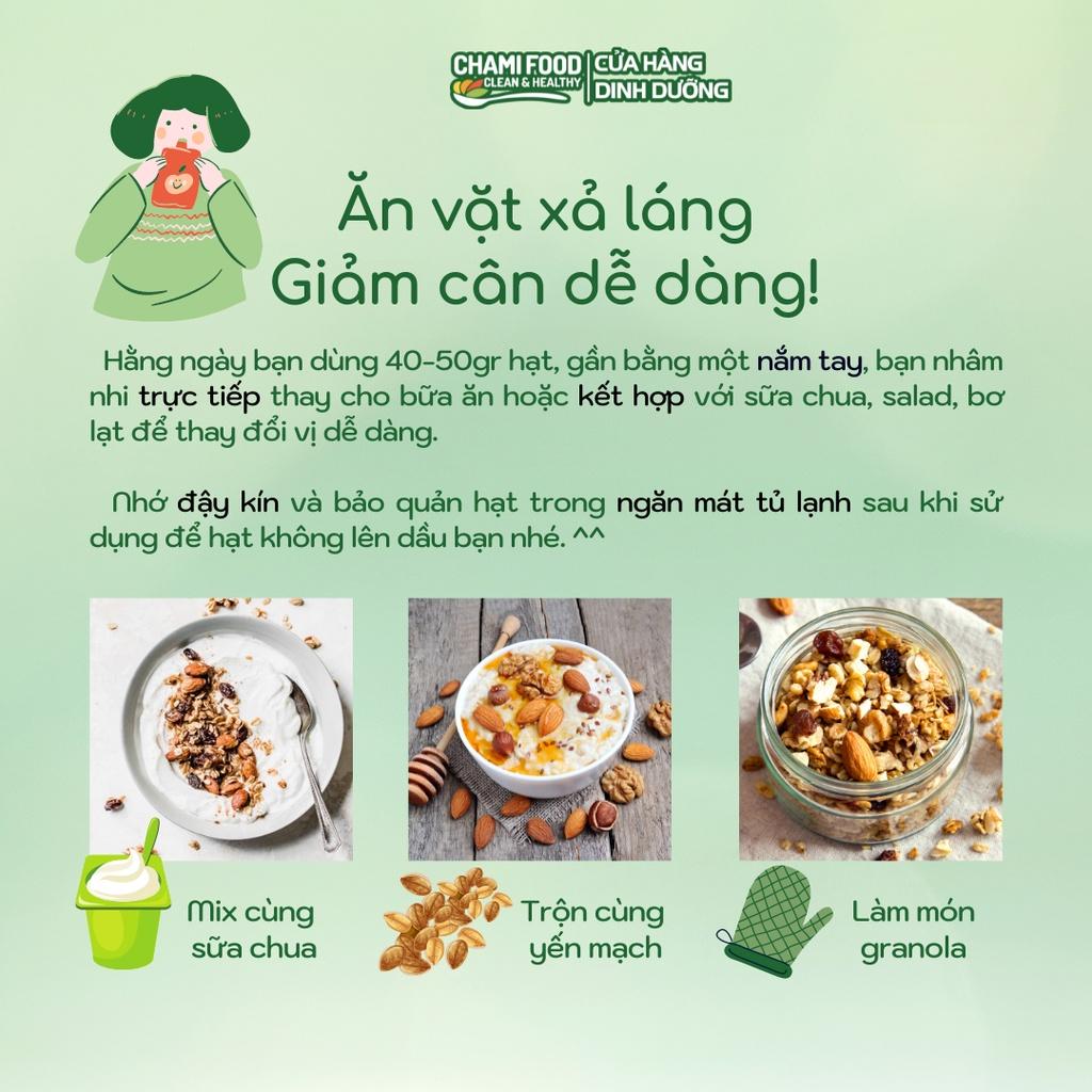 Hạt Mix dinh dưỡng CHAMI 3 Loại 500g Siêu hạt Loại 1 Nhập khẩu chính ngạch, granola siêu hạt ăn kiêng ngũ cốc cho bà bầu