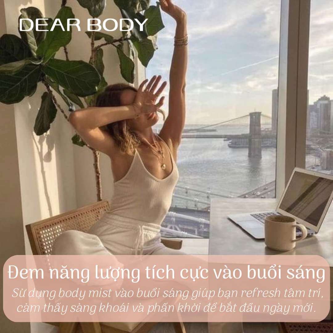 Xịt Thơm Toàn Thân DEAR BODY 236ml Dành Cho Nữ - Body Mist Dear Body - Hương Thơm Đa Dạng - Hấp Dẫn - Quyến Rũ - Lưu Hương 8h