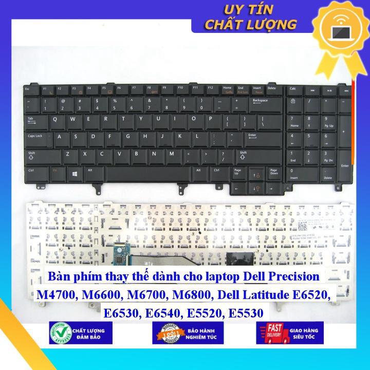 Bàn phím dùng cho laptop Dell Precision M4700 M6600 M6700 M6800 Dell Latitude E6520 E6530 E6540 E5520 - Hàng Nhập Khẩu New Seal