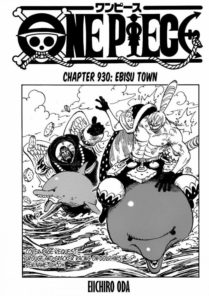 đảo hải tặc - one piece chapter 930 1