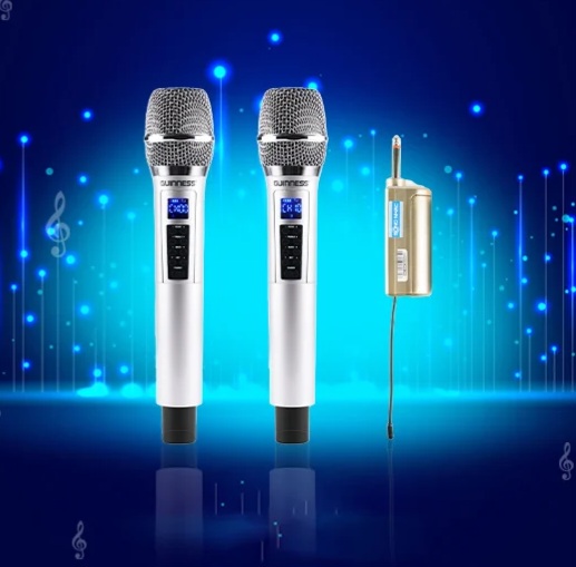 Micro không dây đa tinh chỉnh Guinness M - 830D - Hàng chính hãng