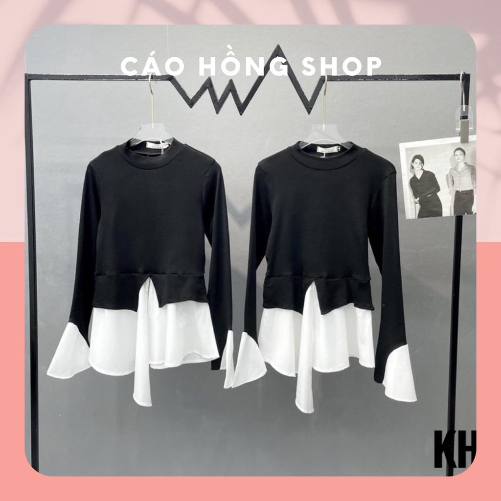 Áo thun phối bèo