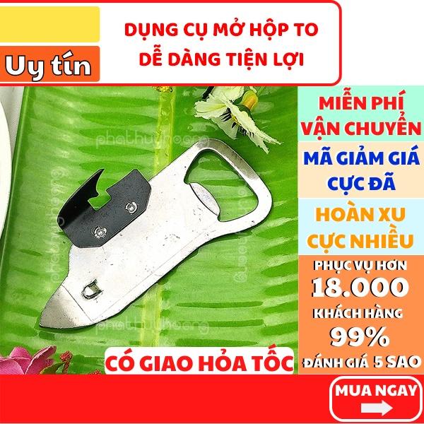 Dụng cụ mở hộp thức ăn , khui nắp chai bằng inox