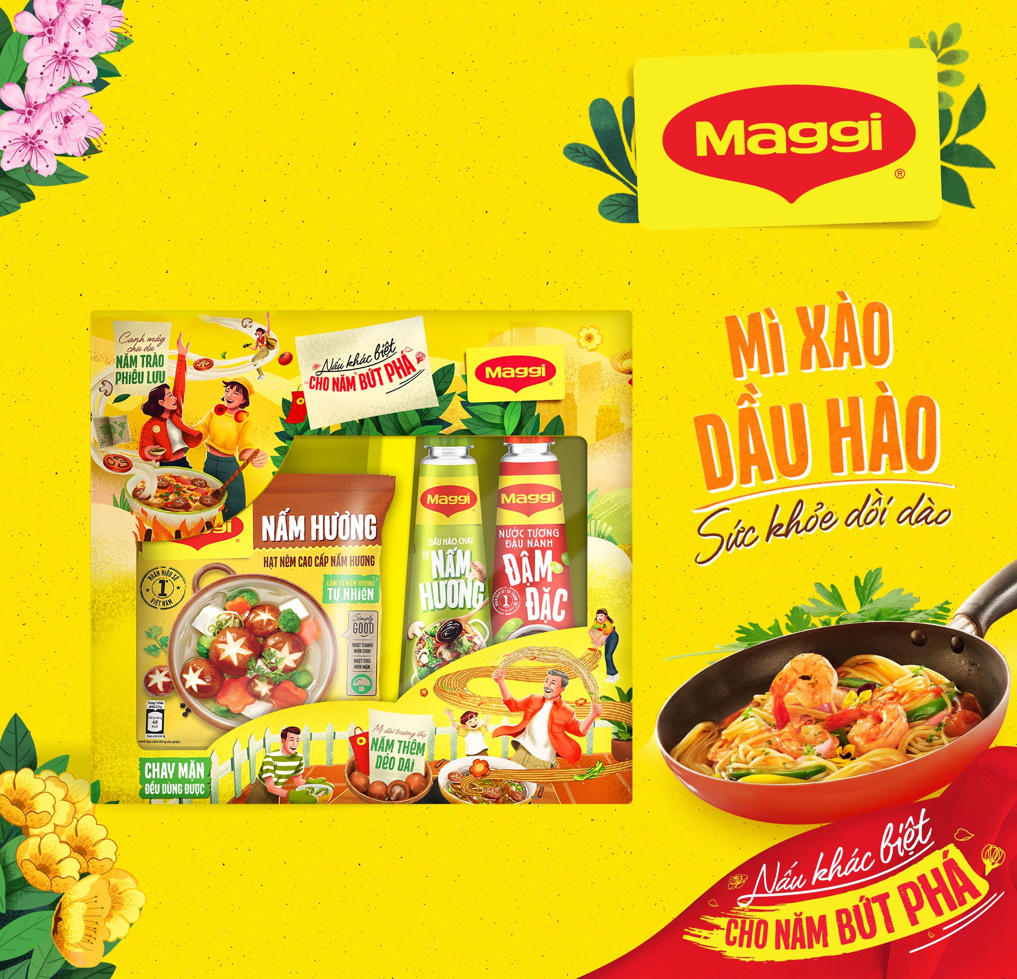 [Phiên Bản Tết 2023] Hộp quà tặng sản phẩm cao cấp MAGGI