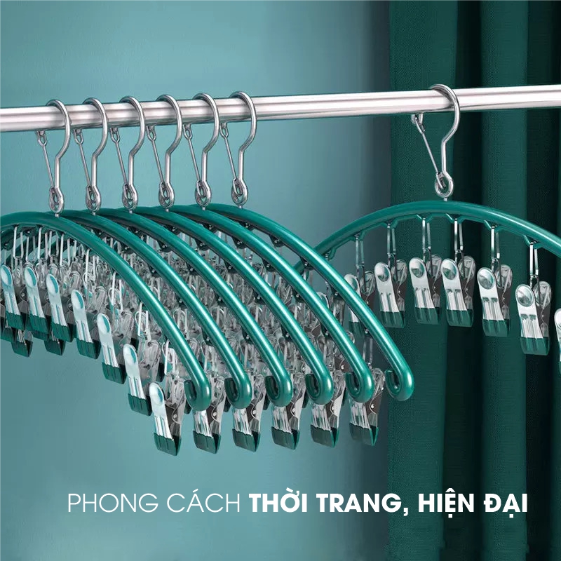 Móc Treo Vớ, Cà Vạt Chrome Thông Minh 10 trong 1 ECODEALS - Sang trọng, chắc chắn, tiết kiệm không gian tối đa