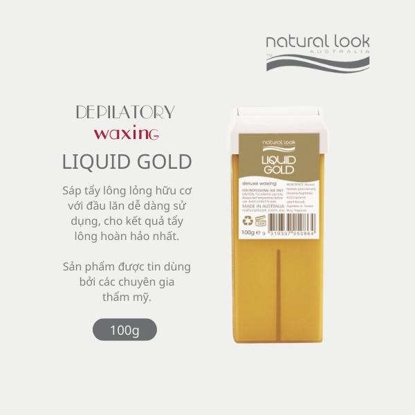 Sáp tẩy lông hữu cơ cho kết quả tẩy lông hoàn hảo - Natural Look Depilatory Range Liquid Gold Wax