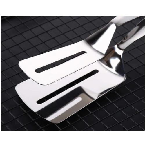 Kẹp Gắp Nóng Thức Ăn Bản To - Kẹp Gắp, Lật Thịt Nướng, Đồ Chiên Rán Inox Đa Năng - CH Hương Thị Miễn Phí Vận Chuyển
