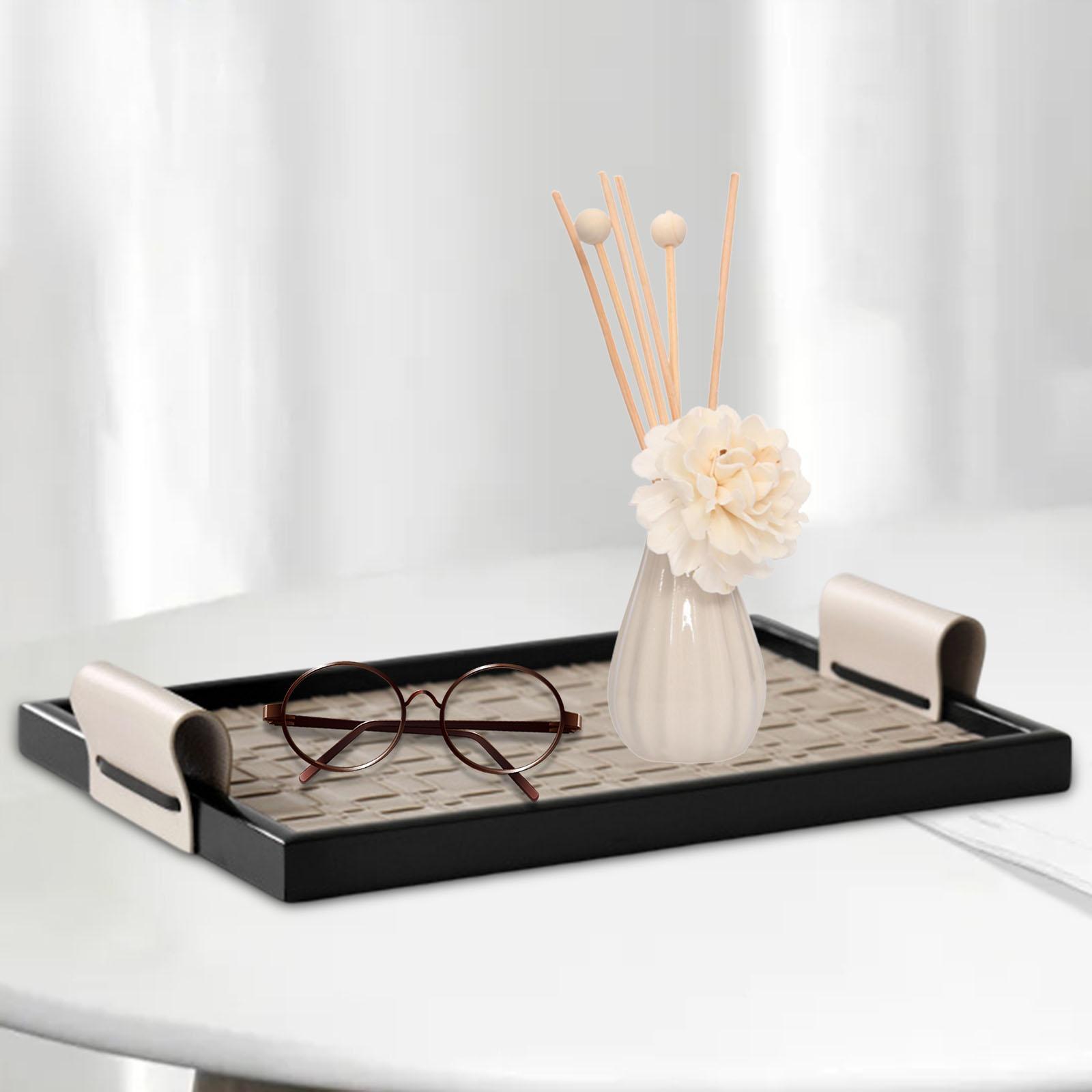 Bathroom Vanity Tray Ornate Jewelry Storage Tray Desk Organizer Serving Tray